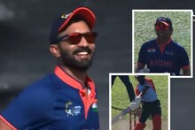 वाह DK वाह...! दुसऱ्याच बॉलवर घेतली दिनेश कार्तिकने घेतली विकेट, पाहा Video