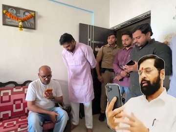 एकनाथ शिंदे व्हिडीओ कॉल