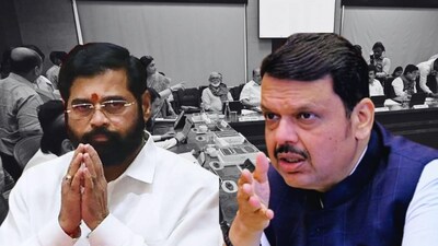 मोठी बातमी! फडणवीस-शिंदेंमध्ये नागपुरात रात्री बैठक, बंद दाराआड चर्चेत काय झालं?