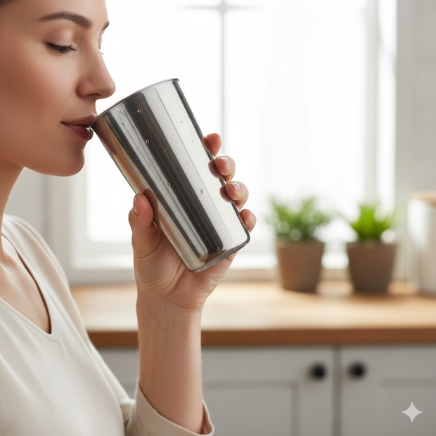 आरोग्यावर परिणाम:स्टील हा एक सुरक्षित पर्याय मानला जातो कारण तो आरोग्यासाठी हानिकारक रसायने उत्सर्जित करत नाही. त्यामुळे स्टीलच्या ग्लासमधून दारू पिणे हे आरोग्यासाठी अधिक सुरक्षित असते.
स्टीलचे ग्लास टिकाऊ असतात आणि त्यांची योग्य प्रकारे स्वच्छता करता येते. ते पुन्हा पुन्हा वापरले जाऊ शकतात, ज्यामुळे पर्यावरणावरही सकारात्मक परिणाम होतो.