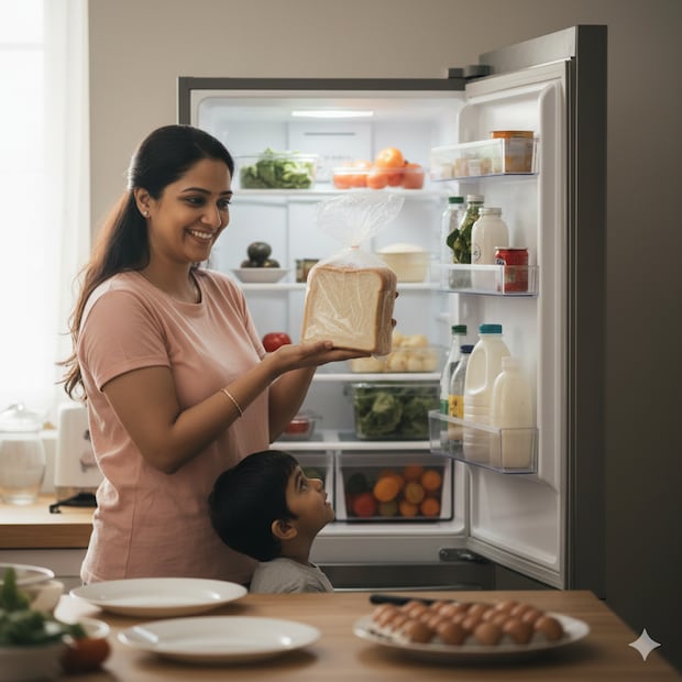 सायलीला वेगवेगळे पदार्थ बनवायला आणि घरच्यांना प्रेमाने खाऊ घालायला खूप आवडते. तिच्या मेन्यूमध्ये अनेकदा ब्रेडने बनवलेले स्नॅक्स असायचे. त्यामुळे ब्रेड हा तिच्या घरातला 'कंपलसरी' जिन्नस होता. बऱ्याच महिलांसारखी सायलीही फ्रिजमध्ये ब्रेडचे मोठे पॅकेट आणून ठेवायची, कारण फ्रिजमध्ये ठेवल्याने पदार्थ जास्त टिकतात, असा तिचा समज होता. सायलीला वेगवेगळे पदार्थ बनवायला आणि घरच्यांना प्रेमाने खाऊ घालायला खूप आवडते. तिच्या मेन्यूमध्ये अनेकदा ब्रेडने बनवलेले स्नॅक्स असायचे. त्यामुळे ब्रेड हा तिच्या घरातला 'कंपलसरी' जिन्नस होता. बऱ्याच महिलांसारखी सायलीही फ्रिजमध्ये ब्रेडचे मोठे पॅकेट आणून ठेवायची, कारण फ्रिजमध्ये ठेवल्याने पदार्थ जास्त टिकतात, असा तिचा समज होता.