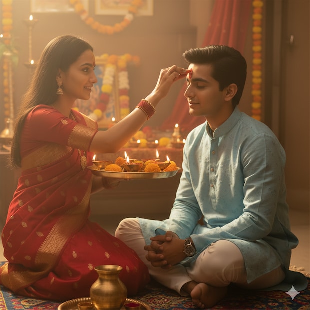 टिळ्यासोबत अक्षत का लावतात? ज्योतिष्यांच्या मते, कपाळावर टिळ्यासोबत तांदूळ लावल्याने आध्यात्मिक ऊर्जेचा संचार होतो.