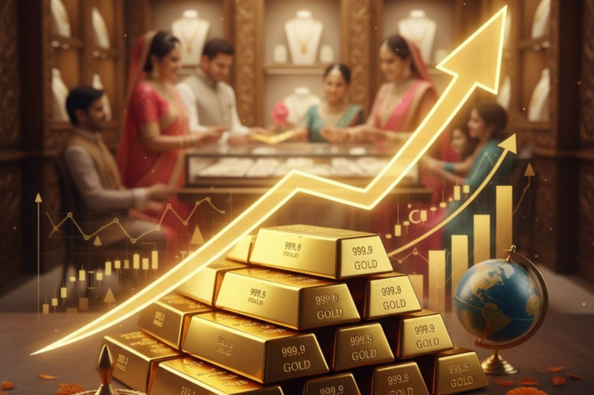 Gold Silver Price Today: लग्नसराईत ग्राहकांना धक्का, गुंतवणूकदारांची लॉटरी? सोनं महागलं आजचा दर काय?