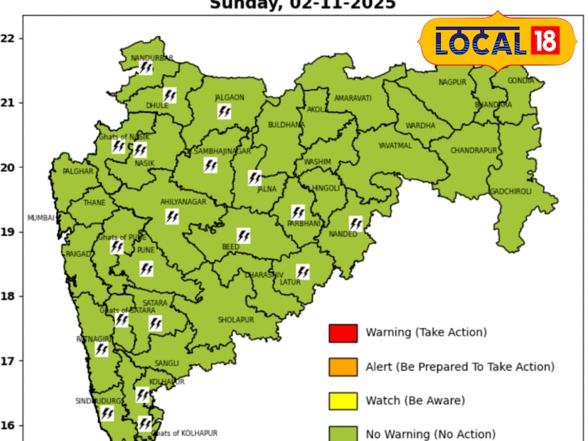हवामानधाराशिव जिल्ह्यात आज हलक्या ते मध्यम स्वरूपाचा पाऊस पडण्याची शक्यता आहे. तर बीड, परभणी, जालना आणि हिंगोली, लातूर या जिल्ह्यांमध्ये देखील तुरळक ठिकाणी पावसाचा अंदाज आहे. कमाल तापमान 30 अंश सेल्सिअस च्या आसपास तर तर किमान तापमान 22 अंश सेल्सिअस च्या दरम्यान राहील.