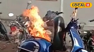 चार्जिंगदरम्यान इलेक्ट्रिक दुचाकीची बॅटरी फुटली; वृद्ध महिला गंभीर भाजली, संभाजी चार्जिंगदरम्यान इलेक्ट्रिक दुचाकीची बॅटरी फुटली; वृद्ध महिला गंभीर भाजली, संभाजी