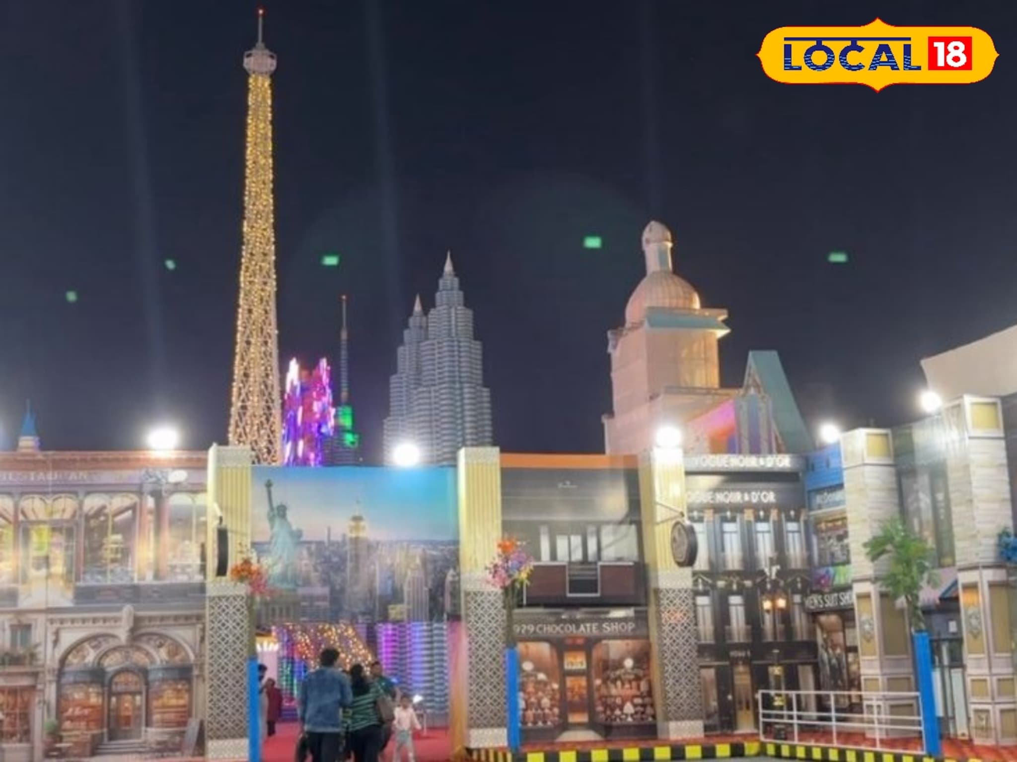 दुबईला जाण्याची गरज नाही, मुंबईत इथंच पाहा बुर्ज खलिफा अन् पाम आयलंड VIDEO