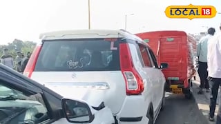 अचानक ब्रेक मारला, उड्डाणपुलावर 3 गाड्या धडकल्या, विचित्र अपघातात चिमुकल्याचा मृत्यू अचानक ब्रेक मारला, उड्डाणपुलावर 3 गाड्या धडकल्या, विचित्र अपघातात चिमुकल्याचा मृत्यू