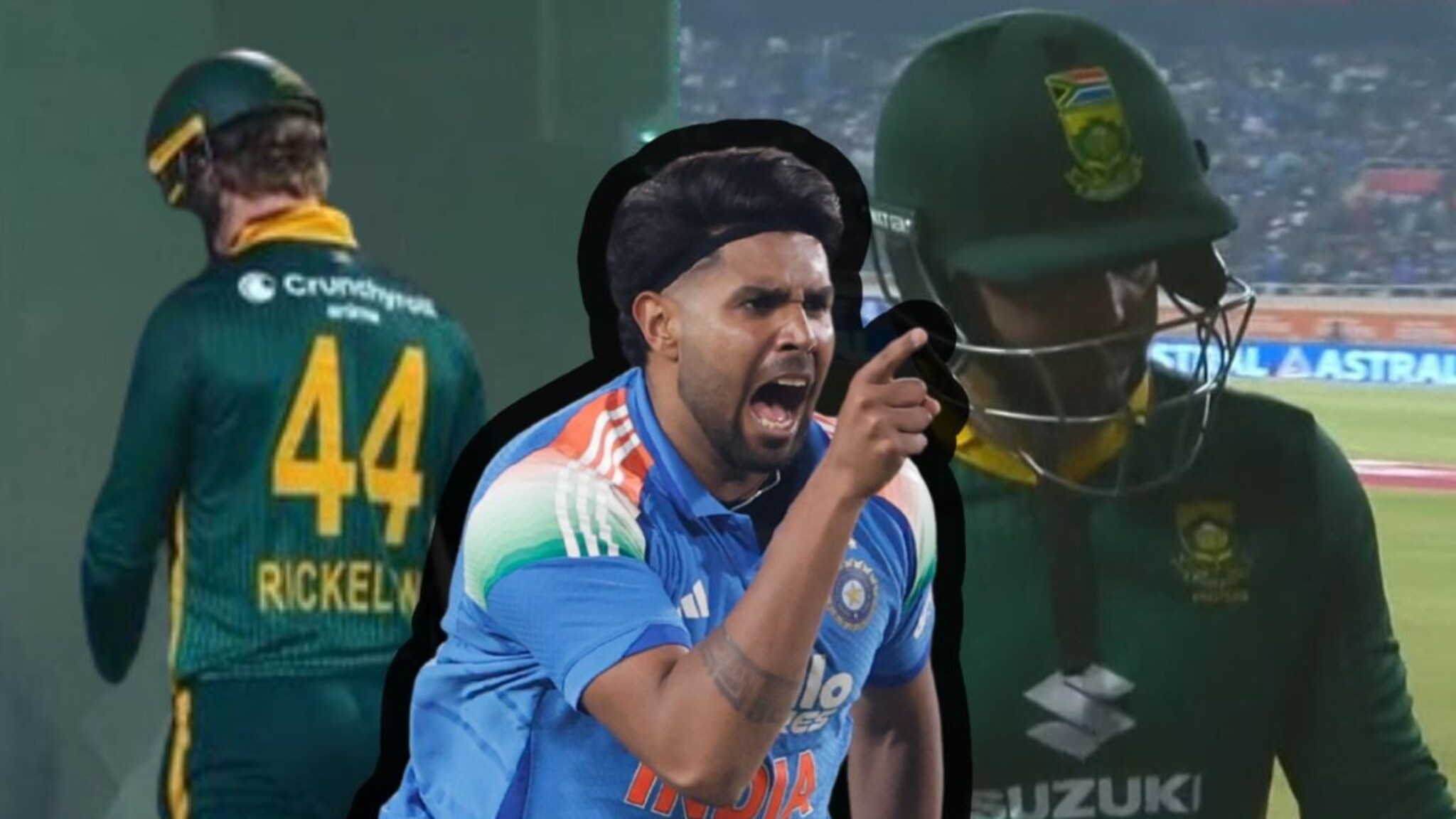 IND vs SA : W,0,W...गंभीरच्या लाडक्याने आफ्रिकेचा गेम केला,दुसऱ्याच ओव्हरमध्ये गुडघ्यावर आणलं
