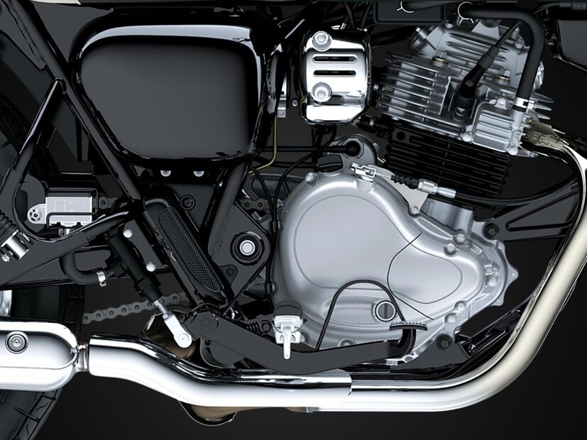 Kawasaki W230 चा ग्राउंड क्लीअरन्स ५.९ इंच आणि व्हीलबेस ५५.७ इंच आहे.   W230 मध्ये वापरलेले २३३cc चं एअर-कूल्ड इंजिन तेच आहे जे कंपनी त्यांच्या KLX230 मध्ये वापरलंय.  रेट्रो-रोडस्टर असल्याने, W230 चे गियरिंग आरामदायक आणि सहज रायडिंग स्टाईलसाठी वेगळ्या पद्धतीने ट्यून केलं आहे.  हे इंजिन शहरात आणि हायवेवर प्रवासासाठी बेस्ट आहे. 