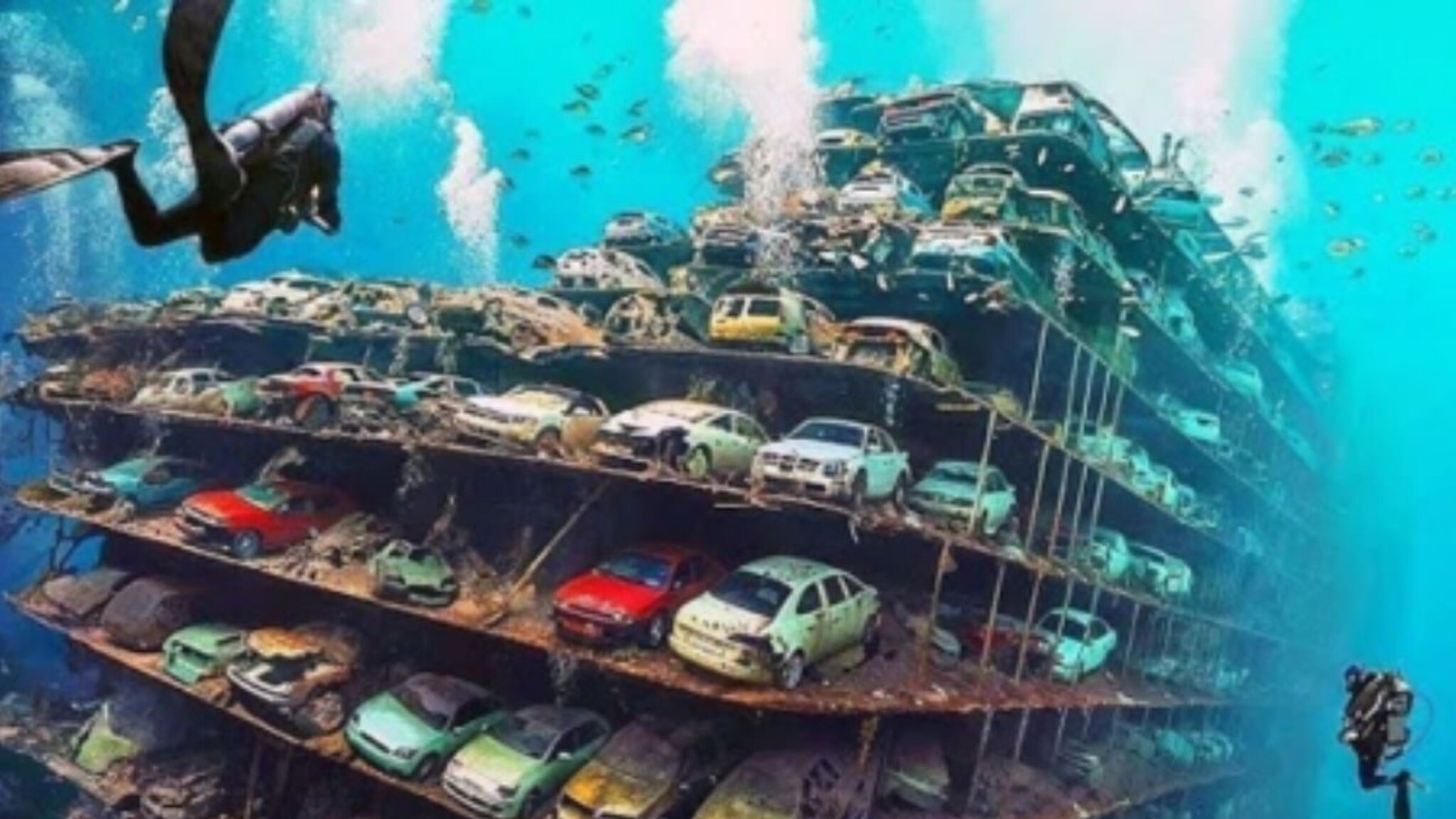 OMG! 1000+ पोर्शे, 85 लॅम्बोर्गिनी आणि...! 9000000000 रुपये किमतीच्या लक्झरी कार पाण्यात