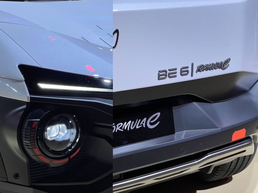 त्यामुळे  स्पोर्टी लूक आणखी उठून दिसतो. बाहेरून इंजिन आणि फॉर्म्युला ई-प्रेरित स्टार्टअप अॅनिमेशन दिले आहे BE 6  फॉर्म्युला ई एडिशन टॉप-एंड पॅक थ्री ट्रिमवर तयार केली आहे.