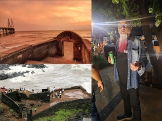 मुंबईतील प्रसिद्ध वांद्रे किल्ल्यावर दारू पार्टी मुंबईतील प्रसिद्ध वांद्रे किल्ल्यावर दारू पार्टी