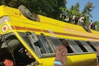 School Bus Accident: नंदुरबारमध्ये शाळेची बस 150 फूट दरीत कोसळली