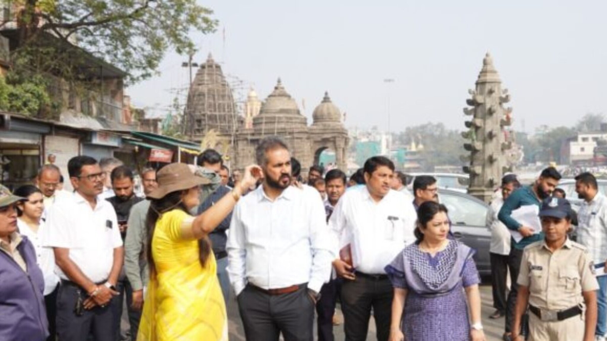 कुंभमेळा विकास प्राधिकरणाचे आयुक्त ऑन दी स्पॉट, गोदाकाठाची पाहणी