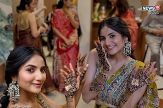 बांदेकरांच्या होणाऱ्या सूनेचा थाटात पार पडला मेहंदीसोहळा, पाहा PHOTOS