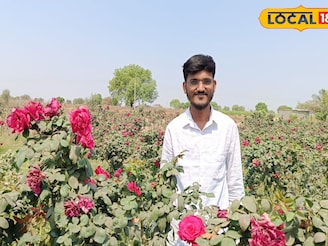शिक्षण घेतांनी शेतीकडे लक्ष, गोविंदने केली गुलाब लागवड, वर्षाला 7 लाख कमाई