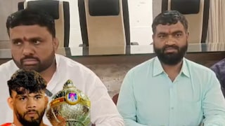 सातारा पैलवानांची पत्रकार परिषद सातारा पैलवानांची पत्रकार परिषद