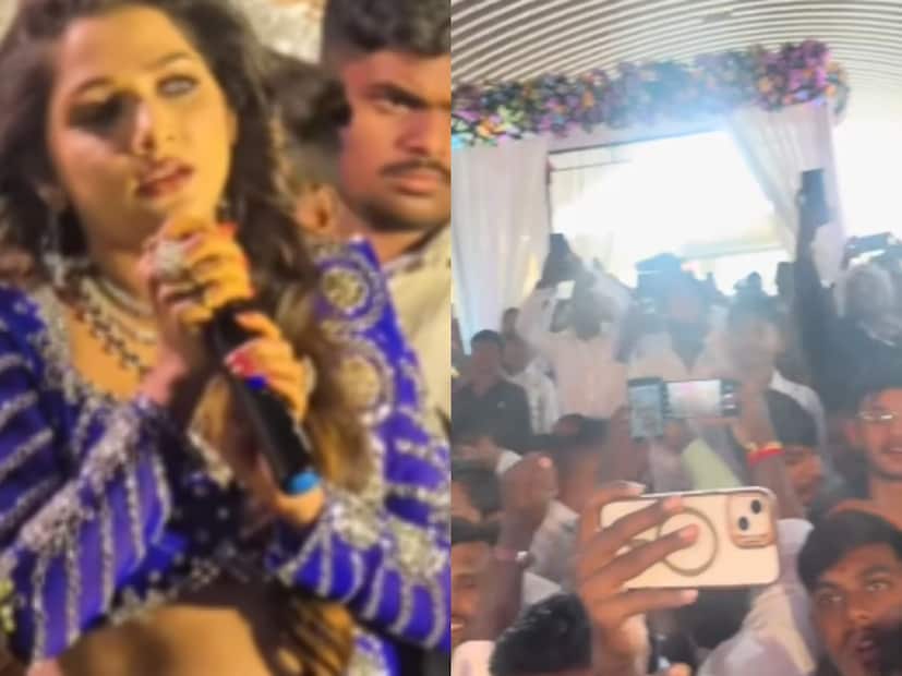  जान्हवी किल्लेकरला राग अनावर झाल्याने तिने स्टेजवर जात माईक हातात घेतला आणि आलेल्या पाहुण्यांना विनंती वजा सुनावत म्हणाली,"अरे आपण लग्नाला आलोय. सूरजचं लग्न तर लागुदेत. त्याचं लग्न लागू नये, असं वाटतंय का तुम्हाला? तो आतमध्ये वैतागुन बसलाय. कृपया थोडं सहकार्य करा".