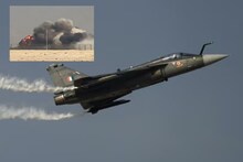 Tejas fighter Crash: मोठा आवाज अन् तेजस फायटर जेट जमिनीकडे झेपावलं, पायलटचं काय झालं? PHOTOS