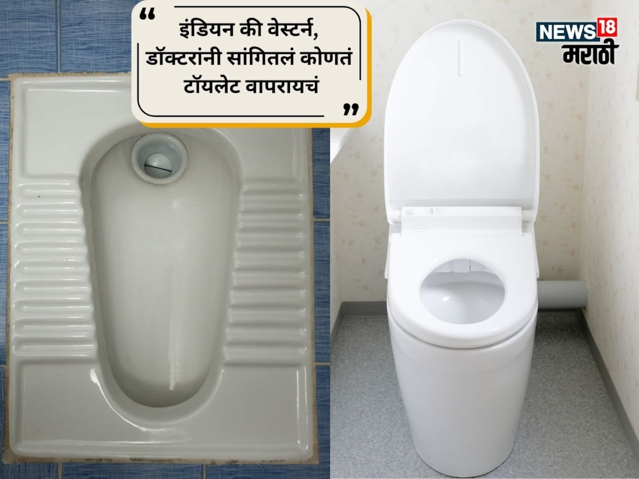 इंडियन की वेस्टर्न टॉयलेट? पुण्याच्या डॉक्टरांनी सांगितलं कोणतं शौचालय वापरणं चांगलं
