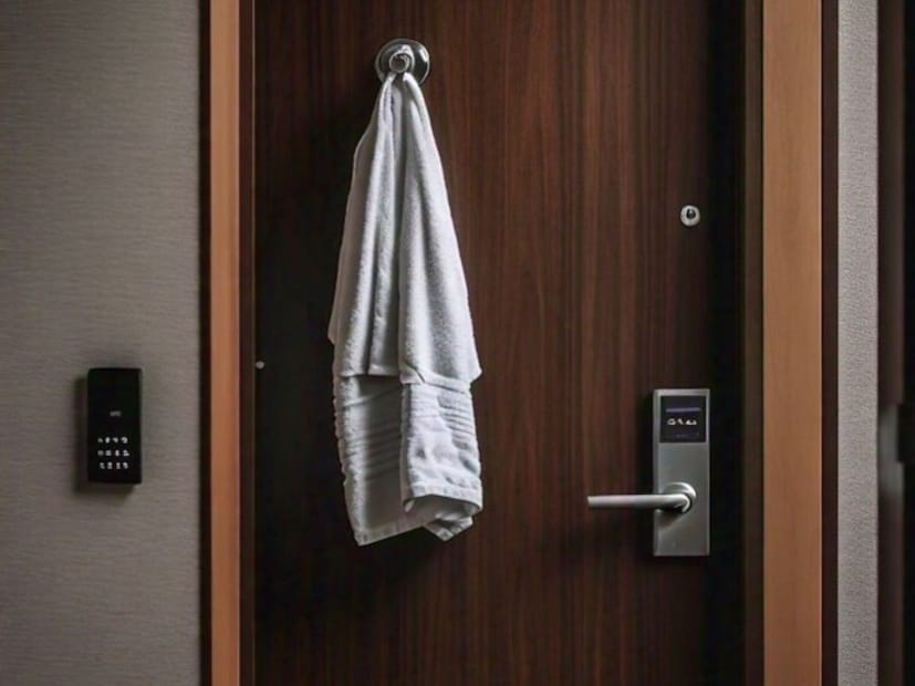 तर याआधी टेरेन्स नावाच्या या टिकटॉकरने सांगितलं आहे, की जर तुम्हाला रात्री शांतपणे झोपायचं असेल आणि कोणत्याही प्रकारचा त्रास नको असेल तर एक हँड टॉवेल घ्या आणि तो दरवाजाच्या वरच्या बाजूला असलेल्या कडीवर अडकवावा लागेल. ते फिरवून दुसऱ्या बाजूने खाली आणावं आणि ते रबर बँडच्या मदतीने चांगले सुरक्षित करावे.