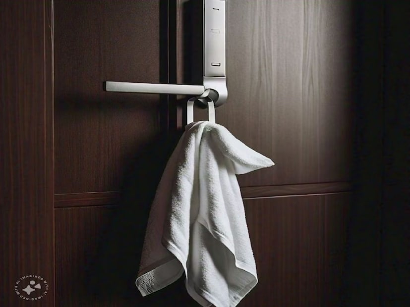 यानंतर ते बफर म्हणून काम करेल आणि एखाद्याला बाहेरून दरवाजा उघडायचा असला तरी तो दरवाजा उघडून आत येऊ शकणार नाही. हॉटेलच्या दरवाज्यांच्या सिक्युरिटी क्लीप्स फारशा सुरक्षित नसतात, अशा परिस्थितीत त्याला टॉवेलने बांधल्यानंतर कोणीही ते उघडू शकणार नाही आणि तुम्ही रात्री शांतपणे झोपू शकाल.