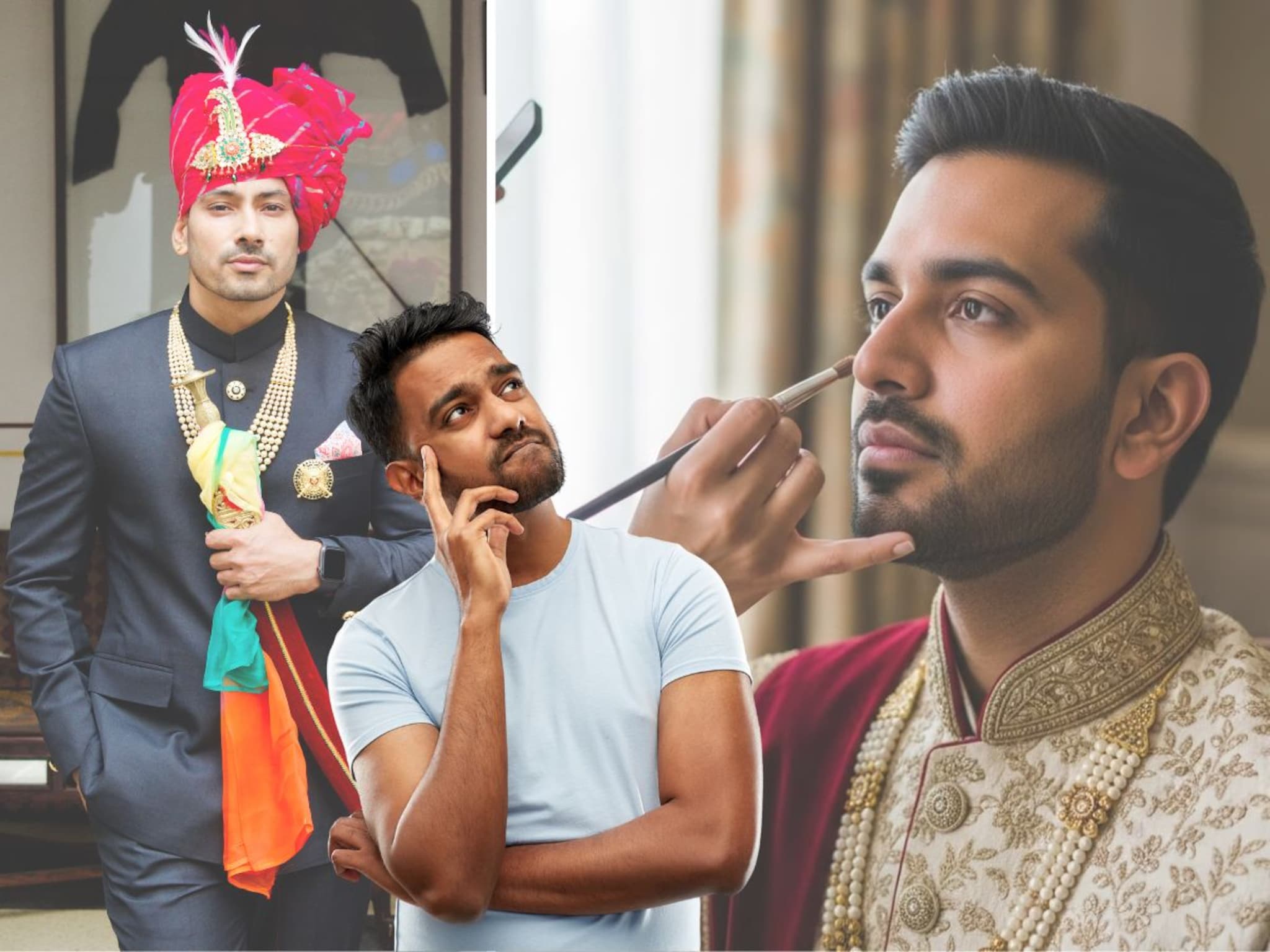 Groom Makeup : नवरदेवासाठी खास मेकअप टिप्स, 'या' पद्धतीने लग्नात मिळवा परफेक्ट कॅमेरा-रेडी लूक!