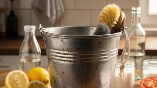 स्टीलच्या बादलीवरील गंज काढण्याचे सोपे आणि प्रभावी मार्ग