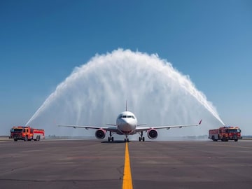 पहिले एअरलाइन वॉटर सॅल्यूट कधी करण्यात आले?