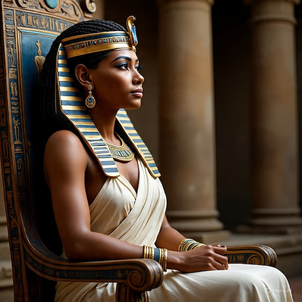 क्लियोपात्राचा जन्म इ.स.पूर्व 69 मध्ये झाला. तिच्या वडिलांच्या निधनानंतर, इ.स.पूर्व 51 मध्ये ती तिच्या धाकट्या भाऊ टॉलेमी XIII (Ptolemy XIII) याच्यासोबत इजिप्तची सह-शासक (Co-ruler) बनली. टॉलेमी राजघराण्याच्या परंपरेनुसार, तिने त्याच्याशी विवाह केला. त्यावेळी क्लियोपात्रा सुमारे 18 वर्षांची होती आणि तिचा भाऊ अवघ्या 10 वर्षांचा होता.