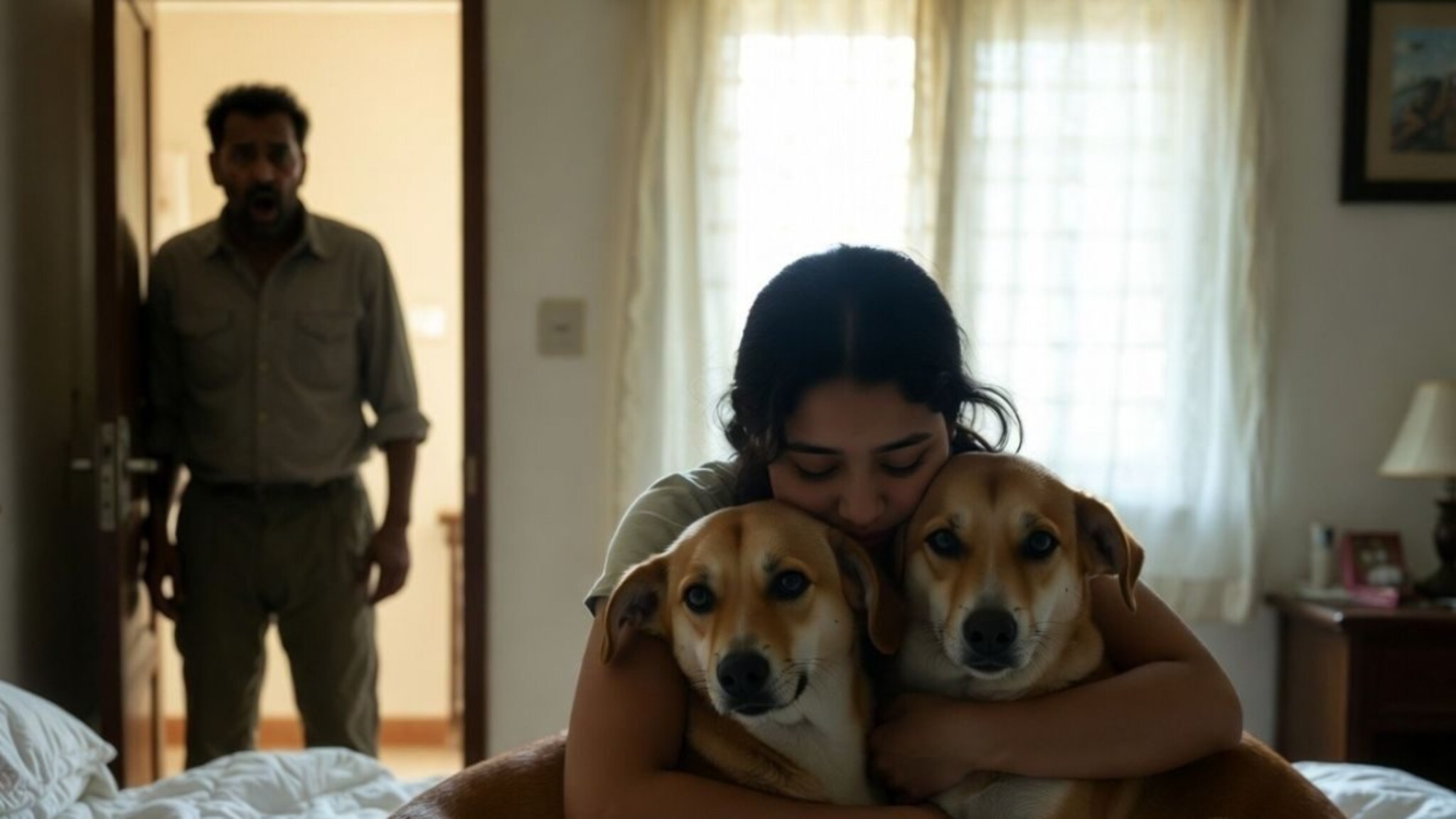 बोंबला! कुत्र्यांवर प्रेम करते बायको, झोपायला बेडवर आला, नवऱ्याला चावला, बळावली लैंगिक समस्या