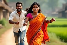 बायको पुढे पुढे, तो तिच्या मागे; कपलने रस्त्यात केलं असं काही, संपूर्ण गाव पाहत राहिलं