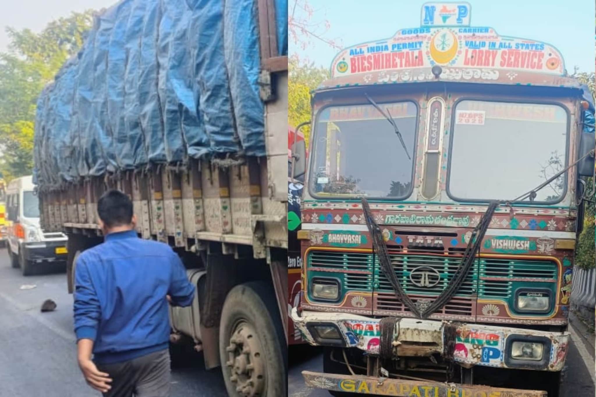 ट्रकमधील बिघाड बघायला रस्त्यावर उतरले अन् घात झाला,क्षणात होत्याचं नव्हतं,नेमकं