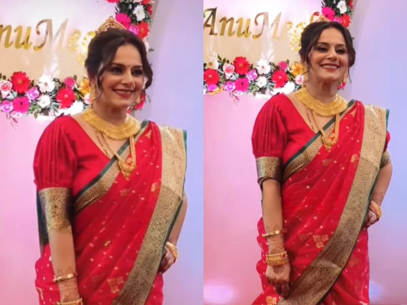 अभिनेत्री अनु्ष्का पिंपुटकर आणि मेघन जाधव यांच्या लग्नात दोघांनी तर सगळ्यांचं लक्ष वेधलं. त्याचबरोबर मेघनच्या वहिनीने देखील सगळ्यांचं लक्ष वेधलं. मेघनची बायको म्हणजेच अनुष्का त्याची अनुरुप वधू आहेच पण त्याची वहिनी देखील दिसायला काही कमी नाही. अनुष्कापेक्षा तिची मोठी जाऊ दिसायला सुंदर आहे.