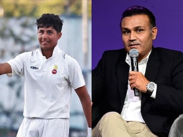 बाप शेर, तर पोरगा सव्वाशेर... सेहवागच्या मुलाने दाणादाण उडवली, एकहाती विजय खेचून आणला! बाप शेर, तर पोरगा सव्वाशेर... सेहवागच्या मुलाने दाणादाण उडवली, एकहाती विजय खेचून आणला!