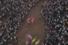 आणली बाई फॉर्च्युनर...! हेलिकॉप्टर बैजा-ब्रेक फेलने मारलं देशातल्या सगळ्यात मोठ्या बैलगाडा शर्यतीचं मैदान