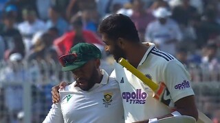 आधी बुटका म्हणाला, मग चूक सुधारली... मॅचनंतर बुमराहने बऊमासोबत काय केलं? Video