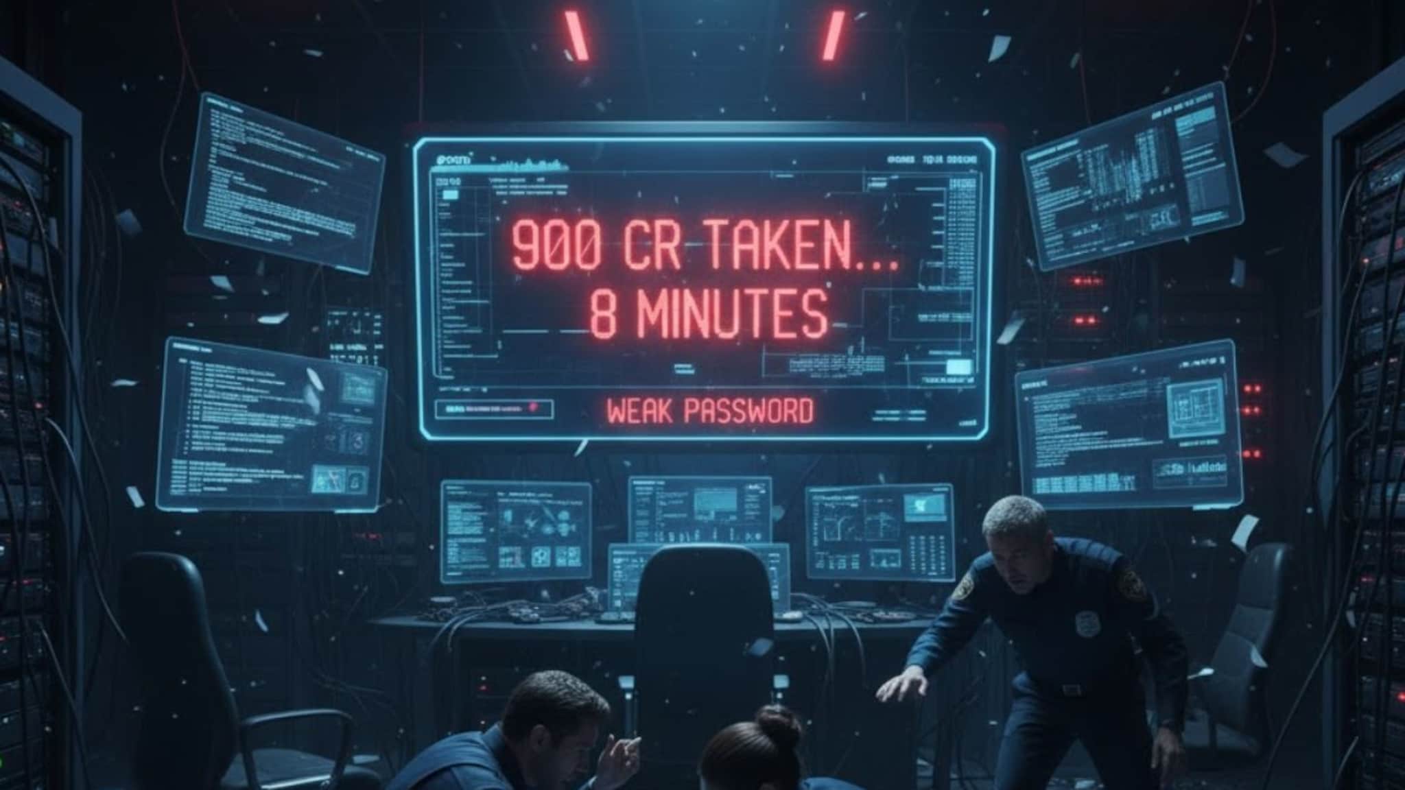 8 मिनिटांत लुटले 900 कोटी, Weak पासवर्ड ठरला घातक, फिल्मी चोरीचं रहस्य अखेर समोर