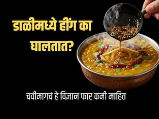 डाळमध्ये हींग का घालतात? फक्त सुगंधासाठी नाही, यामागे लपलंय वैज्ञानिक कारण
