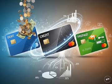 डेबिट कार्ड, क्रेडिस , प्रिपेड प्लॅन 