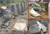 भिंतीला आदळून 50 फूट लांब फेकली कार, एअर बॅग ओपन झाल्या तरी दोघांचा जीव गेला