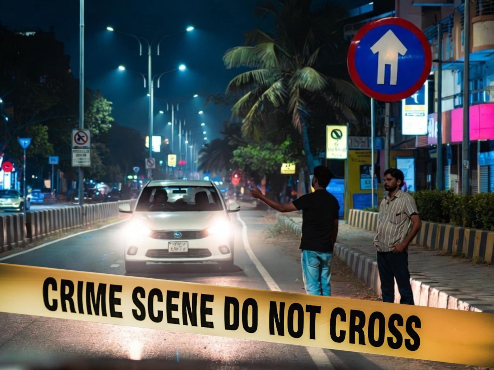 'तुझा बीडचा संतोष देशमुख करेन', मध्यरात्री कार अडवून ठेकेदाराच्या गळ्याला लावला चाकू