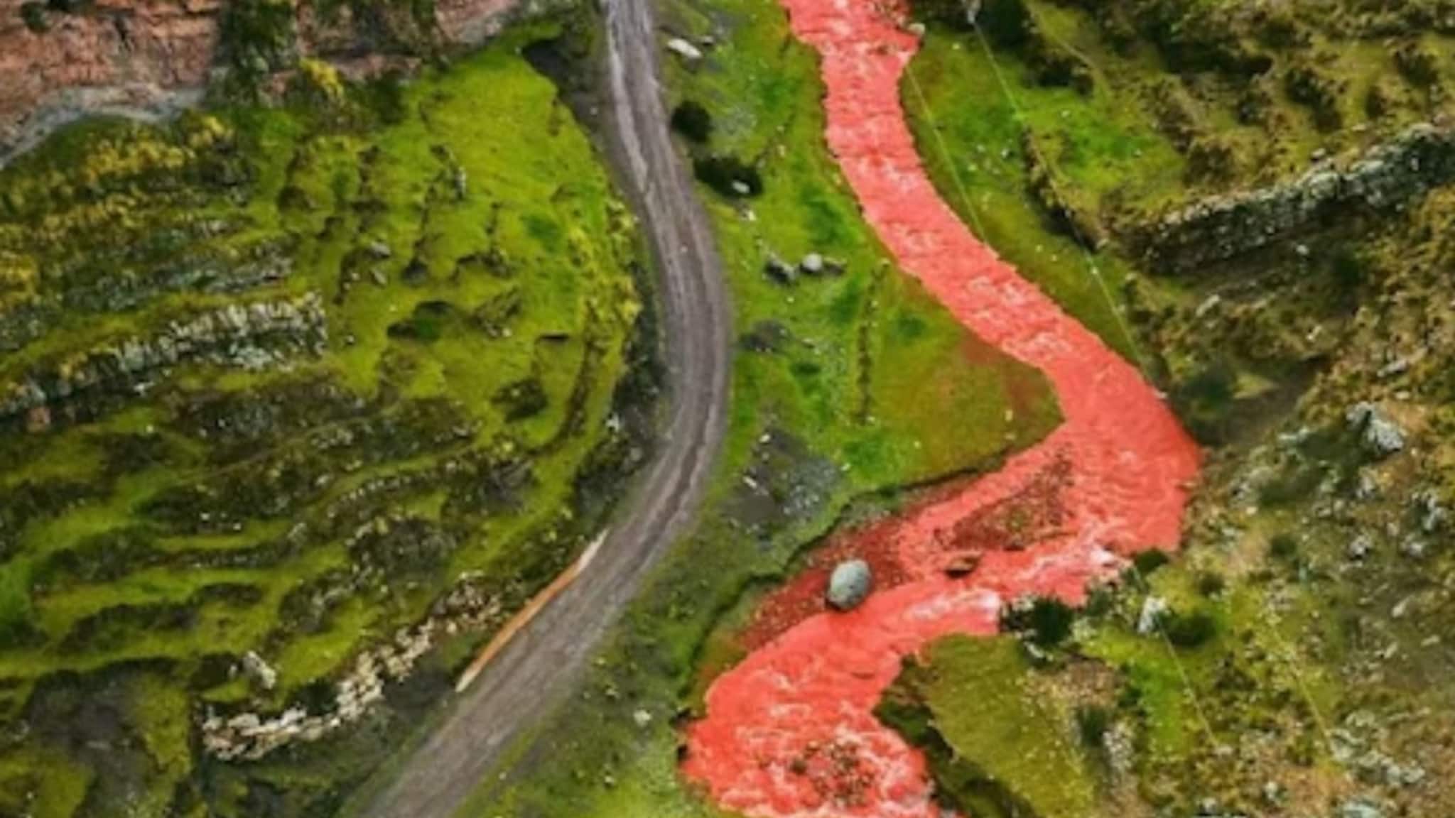 General Knowledg : इथे वाहते ‘रक्ताची नदी’, पण या मागाचं सत्य काही वेगळंच; Video पाहून नेटकरी गोंधळले