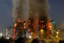 Hong-Kong Fire : ...आणि पाहाता पाहाता 5 इमारतींना पेट घेतला, हा कोणताही सिनेमा नाही; हाँगकाँगमधील घटनेचे भयानक Photo