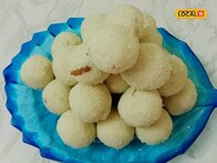 बिना तुपाचे रव्याचे पांढरेशुभ्र लाडू, या पद्धतीनं बनतील झटपट, Video