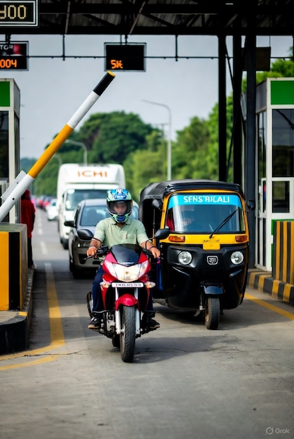 दुचाकी वाहने हलकी असतात आणि कमी जागा व्यापतात, त्यामुळे ट्रक आणि बससारख्या जड वाहनांच्या तुलनेत त्यांच्यामुळे रस्त्याचं नुकसान फार होत नाही. म्हणूनच सरकार त्यांच्याकडून टोल वसूल करणे व्यावहारिक किंवा आवश्यक मानत नाही.