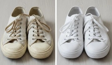 पिवळे पडलेयत सफेद शूज? मिनिटांत दिसतील 'ब्रँड न्यू', सोप्या ट्रिक्स वापरून चमकवा
