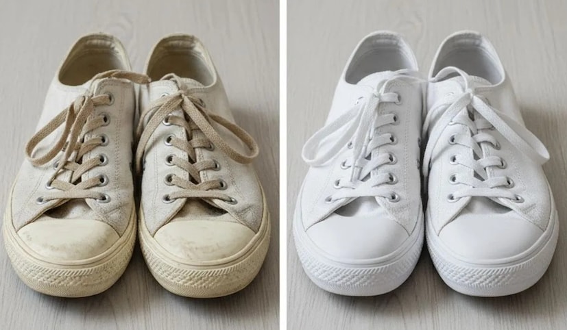 पांढरे शूज दिसायला स्टायलिश आणि आकर्षक असले तरी ते लवकर खराब होतात आणि काही दिवसांतच त्यांना पिवळे डाग पडतात. अनेकदा वॉशिंग मशीनमध्ये धुतल्यानंतरही शूजवरील पिवळे डाग किंवा मळ पूर्णपणे जात नाही. पांढरे शूज दिसायला स्टायलिश आणि आकर्षक असले तरी ते लवकर खराब होतात आणि काही दिवसांतच त्यांना पिवळे डाग पडतात. अनेकदा वॉशिंग मशीनमध्ये धुतल्यानंतरही शूजवरील पिवळे डाग किंवा मळ पूर्णपणे जात नाही.