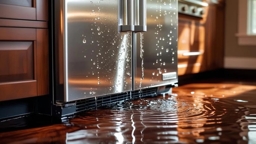 ड्रिप ट्रे तुटली असेल: जर रेफ्रिजरेटरखालील ड्रिप ट्रे फुटली असेल, तुटली असेल किंवा जास्त पाणी भरले असेल तर पाणी गळू शकते. ही ट्रे वेळोवेळी तपासणे आणि स्वच्छ करणे महत्वाचे आहे.