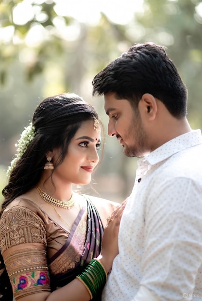 एकंदरच काय तर लग्न झालेल्या महिलेच्या आयुष्यातही तिच्या नवऱ्याचं स्थान असंच महत्त्वाचं, आनंदाचं आणि भाग्याचं असतं. म्हणूनच ती त्याला अहो अशी हाक मारते. (सर्व फोटो : AI Generated)